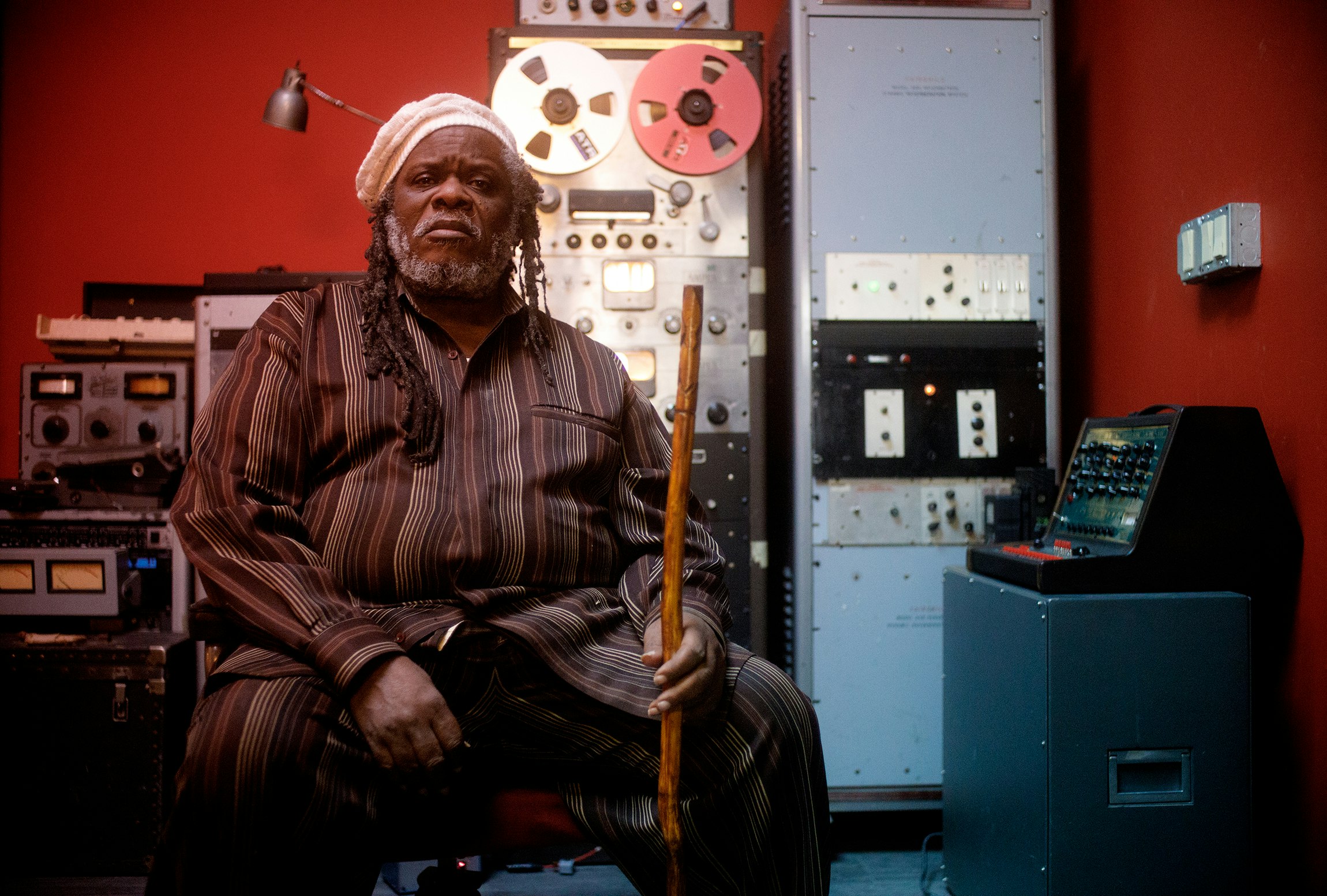 Doug Carn at the Artform Studio, 2020. Photo courtesy of the Artform Studio.